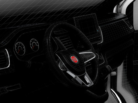 Fiat Talento Van L2H1 HQInterior 2021 Modelo 3D