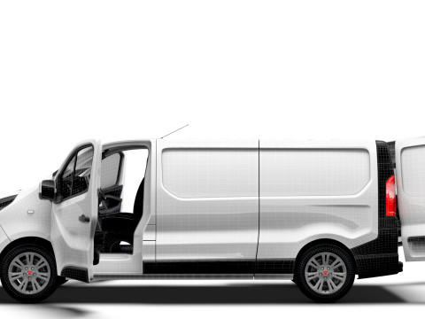 Fiat Talento Van L2H1 HQInterior 2021 Modelo 3D