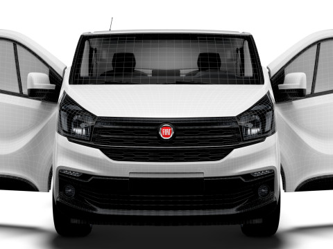 Fiat Talento Van L2H1 HQInterior 2021 Modelo 3D