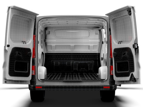 Fiat Talento Van L2H1 HQInterior 2021 Modelo 3D