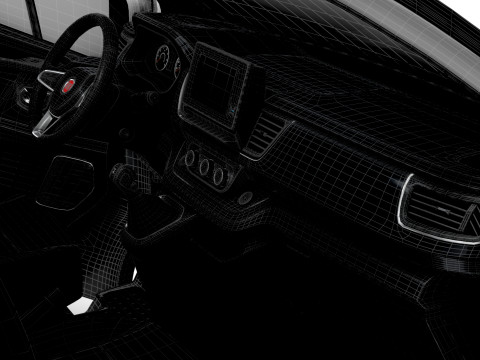 Fiat Talento Van L2H1 HQInterior 2021 Modelo 3D