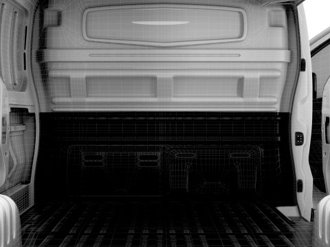 Fiat Talento Van L2H1 HQInterior 2021 Modelo 3D