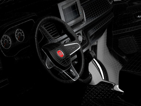 Fiat Talento Van L2H1 HQInterior 2021 Modelo 3D