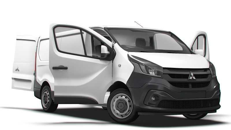 Mitsubishi Express L2H1 HQInterior 2022 Modèle 3D .c4d .max .obj .3ds .fbx .stl .blend