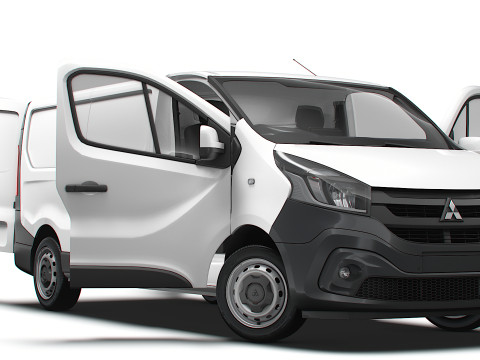 Mitsubishi Express L2H1 HQInterior 2022 3D Model