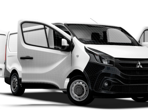 Mitsubishi Express L2H1 HQInterior 2022 Modèle 3D