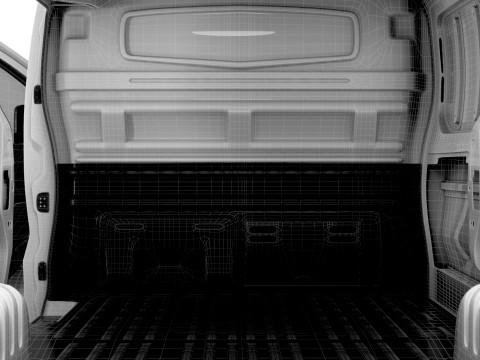 Mitsubishi Express L2H1 HQInterior 2022 Modèle 3D