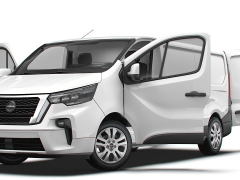 Nissan Primastar Van L2H1 HQInterior 2026 3D Модель