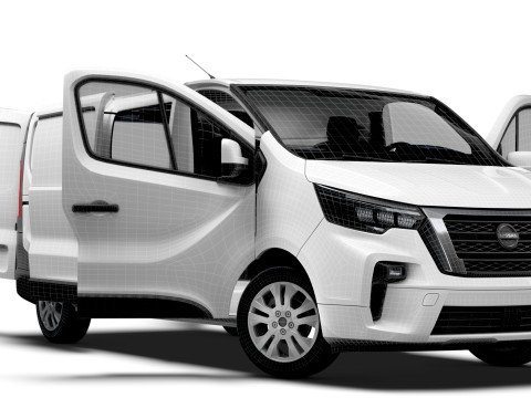 Nissan Primastar Van L2H1 HQInterior 2026 3D Модель