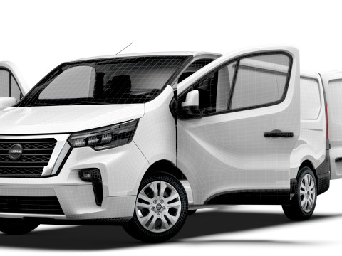 Nissan Primastar Van L2H1 HQInterior 2026 3D Модель