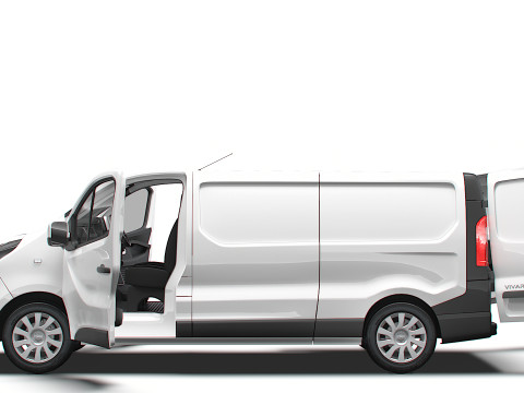 Opel Vivaro Van L2H1 HQInterior 2019 Modèle 3D