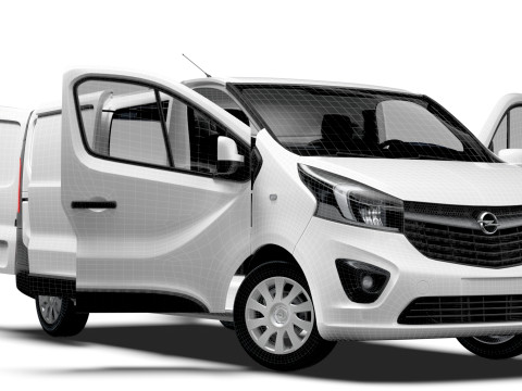 Opel Vivaro Van L2H1 HQInterior 2019 Modèle 3D
