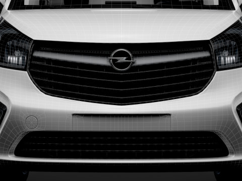 Opel Vivaro Van L2H1 HQInterior 2019 Modèle 3D