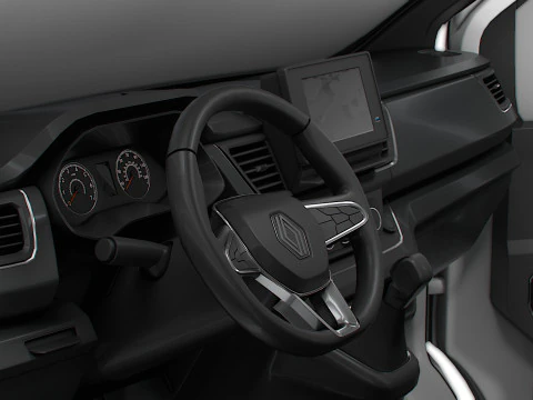 Renault Trafic Van L2H1 HQInterior 2024 Modelo 3D