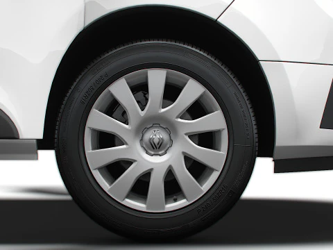 Renault Trafic Van L2H1 HQInterior 2024 Modelo 3D