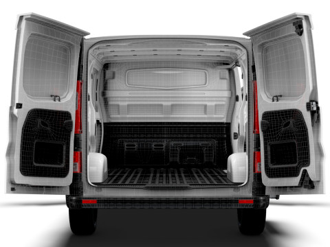 Renault Trafic Van L2H1 HQInterior 2024 3D Model