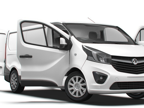Vauxhall Vivaro Van L2H1 HQInterior 2019 Modelo 3D
