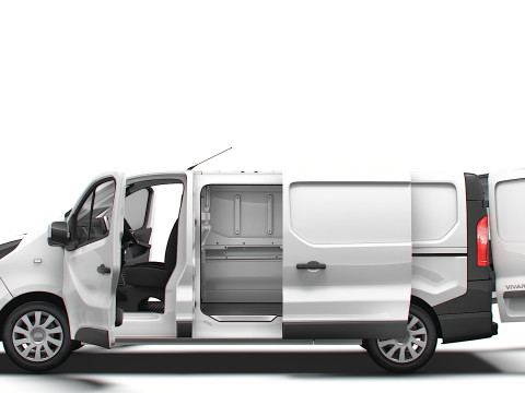 Vauxhall Vivaro Van L2H1 HQInterior 2019 Modèle 3D