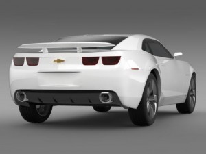 chevrolet camaro concept Modelo 3D