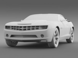 chevrolet camaro concept Modelo 3D