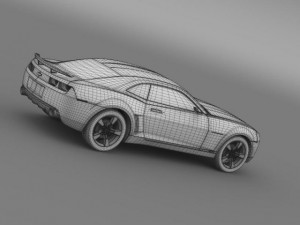 chevrolet camaro concept Modelo 3D