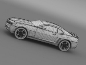 chevrolet camaro concept Modelo 3D