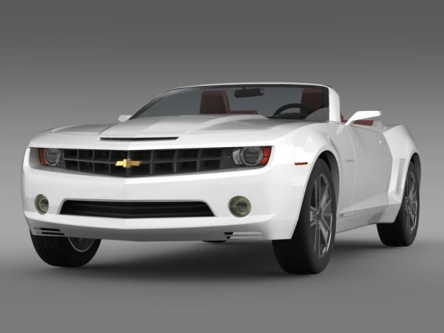 conceito convers&iacute;vel chevrolet camaro Modelo 3D .c4d .max .obj .3ds .fbx .stl .blend 