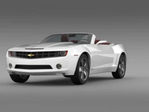 conceito convers&iacute;vel chevrolet camaro Modelo 3D