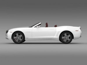 chevrolet camaro convertible concept 3D 模型