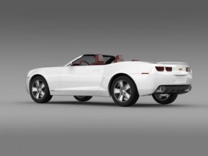 chevrolet camaro convertible concept 3D 模型