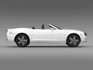 chevrolet camaro convertible concept 3D 模型