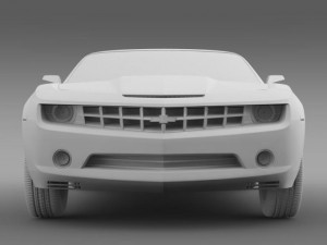 chevrolet camaro convertible concept 3D 模型