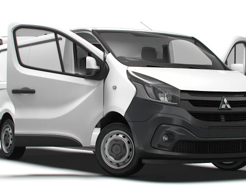 Mitsubishi Express L2H1 Portellone posteriore HQInterni 2022 Modello 3D