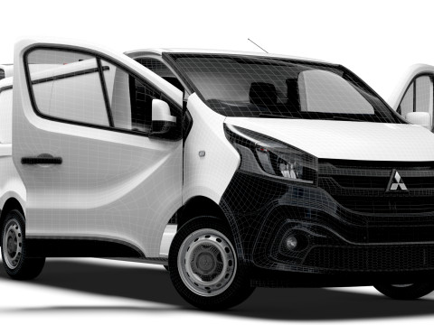 Mitsubishi Express L2H1 Tailgate HQInterior 2022 3D Модель