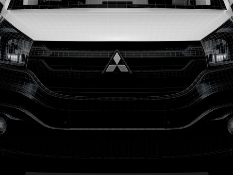 Mitsubishi Express L2H1 Tailgate HQInterior 2022 3D Модель