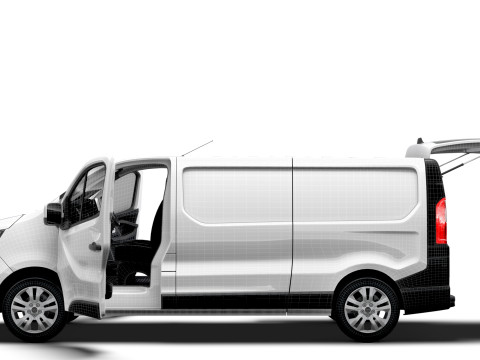 Nissan Primastar Van L2H1 Tailgate HQInterior 2026 3D 모델