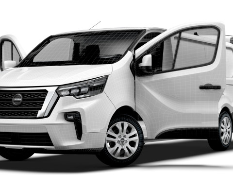 Nissan Primastar Van L2H1 Tailgate HQInterior 2026 3D 모델