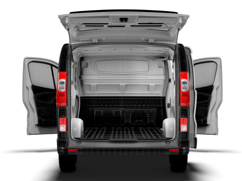 Nissan Primastar Van L2H1 Tailgate HQInterior 2026 3D 모델