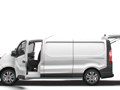 Nissan Primastar Van L2H1 Tailgate HQInterior 2026 3D 모델