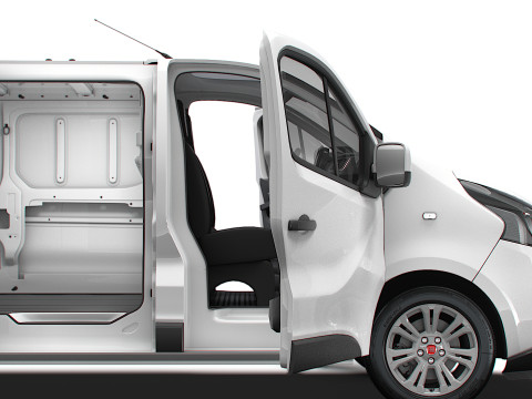 Fiat Talento Van L2H1 Tailgate HQInterior 2021 3D मॉडल
