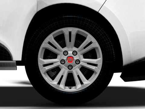 Fiat Talento Van L2H1 Tailgate HQInterior 2021 Modelo 3D