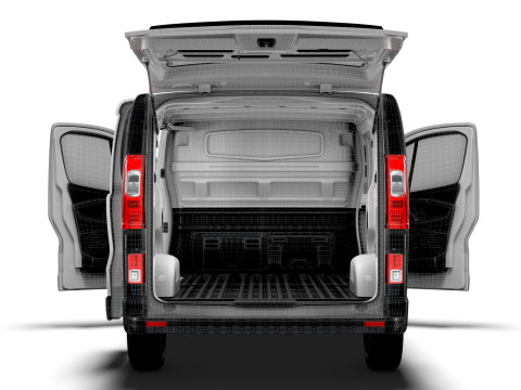 Fiat Talento Van L2H1 Tailgate HQInterior 2021 Modelo 3D