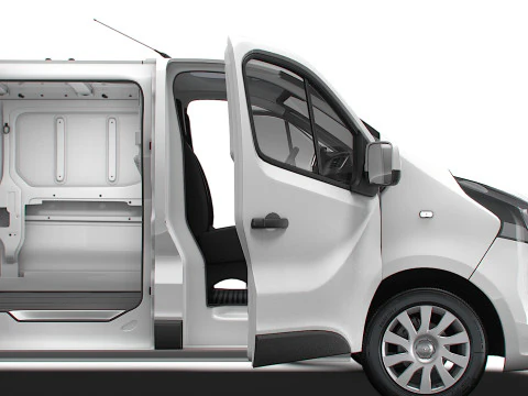 Opel Vivaro Van L2H1 Portellone HQInterni 2019 Modello 3D