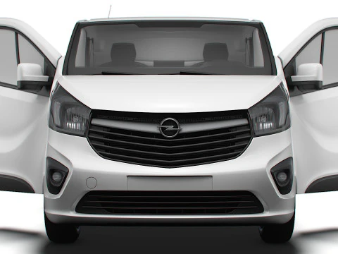 Opel Vivaro Van L2H1 Portellone HQInterni 2019 Modello 3D