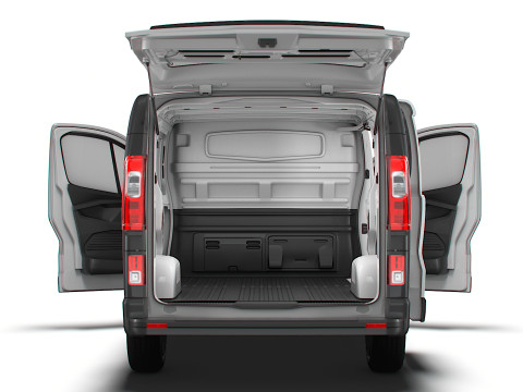 Opel Vivaro Van L2H1 Tailgate HQInterior 2019 3D Model