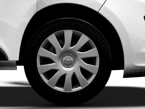 Opel Vivaro Van L2H1 Portellone HQInterni 2019 Modello 3D