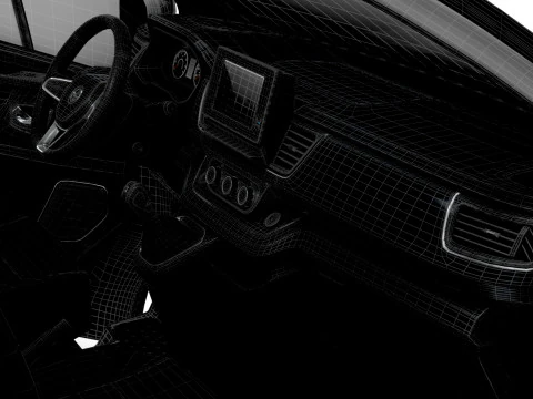 Opel Vivaro Van L2H1 Portellone HQInterni 2019 Modello 3D