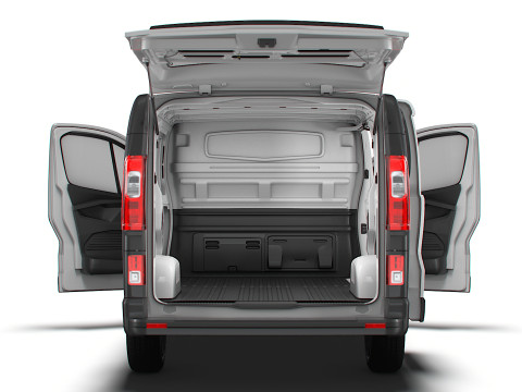 Renault Trafic Van L2H1 Tailgate HQInterior 2024 3D Modell