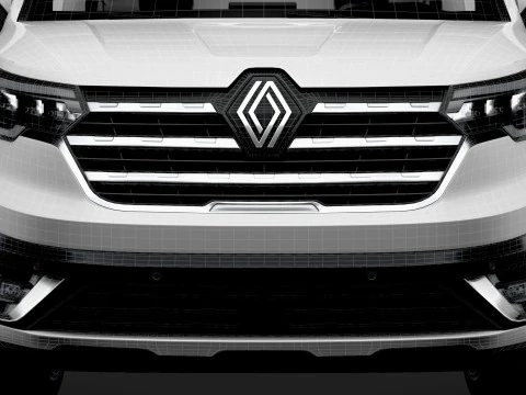 Renault Trafic Van L2H1 Двері багажника HQInterior 2024 3D Модель