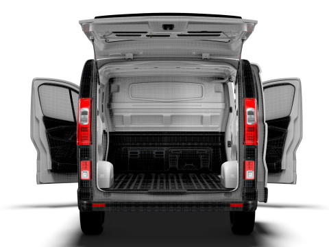 Renault Trafic Van L2H1 Tailgate HQInterior 2024 3D Modell